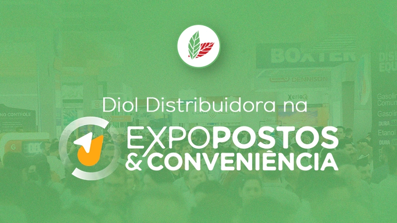 Imagem divulgando a Diol na expopostos de 2024