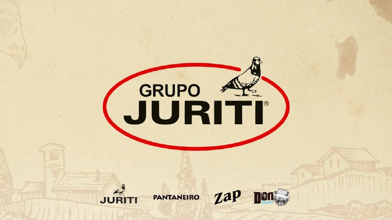 Imagem ilustrativa com logotipo das marcas do grupo juriti