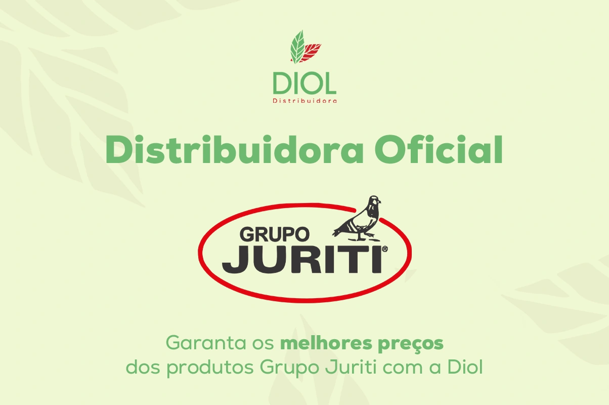 Banner: a Diol é a distribuidora oficial do Grupo Juriti. Os melhores preços você encontra somente com a gente.