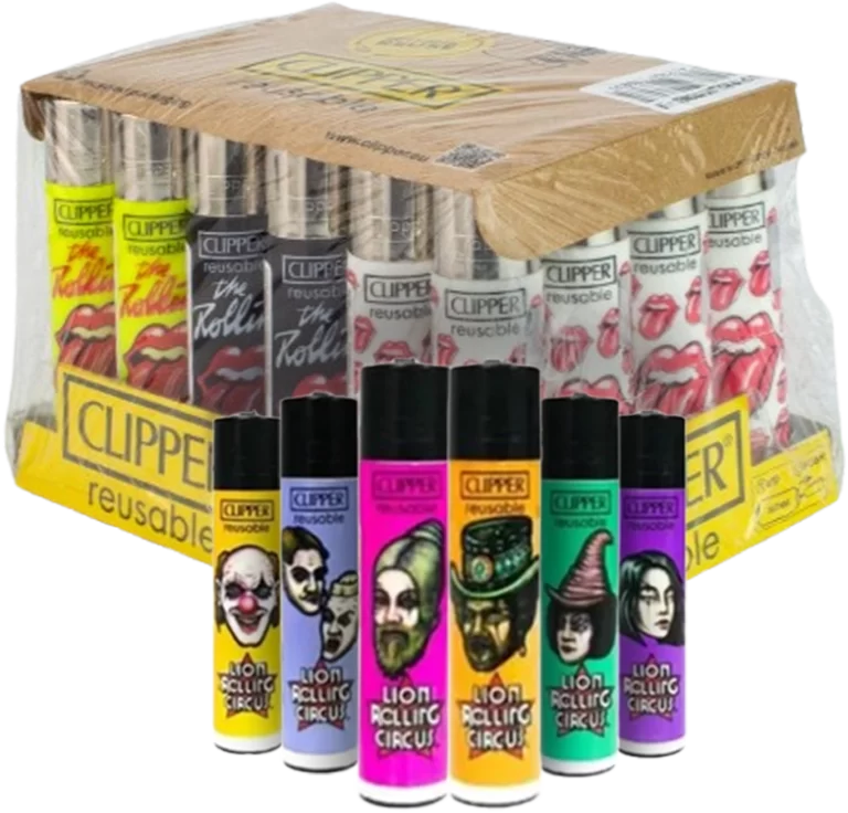 Produtos Clipper e Lion Rolling Packs